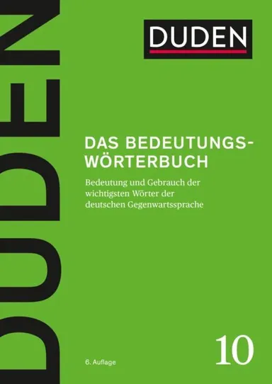 Duden (10) - Das Bedeutungswörterbuch