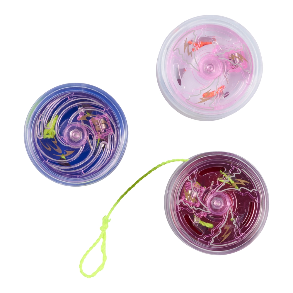 Yoyo med lys og flamme asst