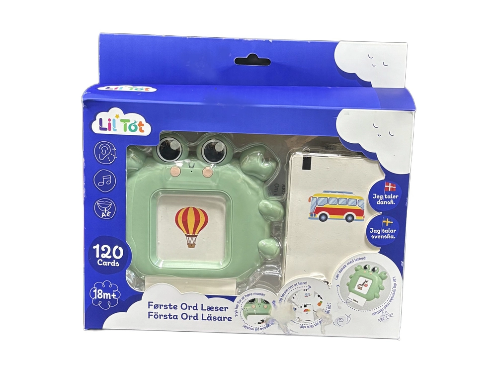 Lil'Tot Elektronisk Oplæser Med 120 Billeder Og Ord. Fra 18