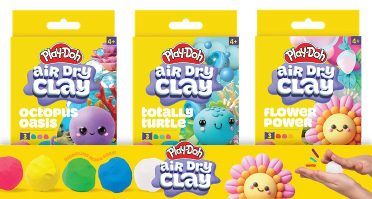 Play Doh Lufttørrende Ler Buddy Peg Boks ass