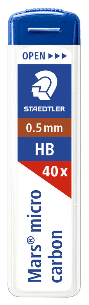 Finminer Staedtler Mars micro 0,5 mm hb 40 stk