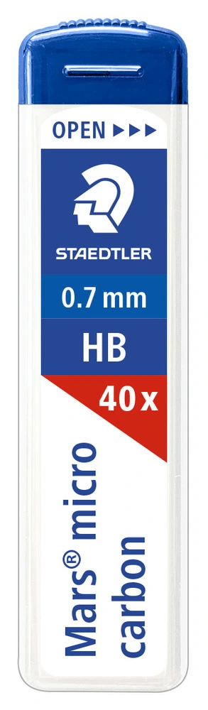 Finminer Staedtler Mars micro 0,7 mm hb 40 stk billede
