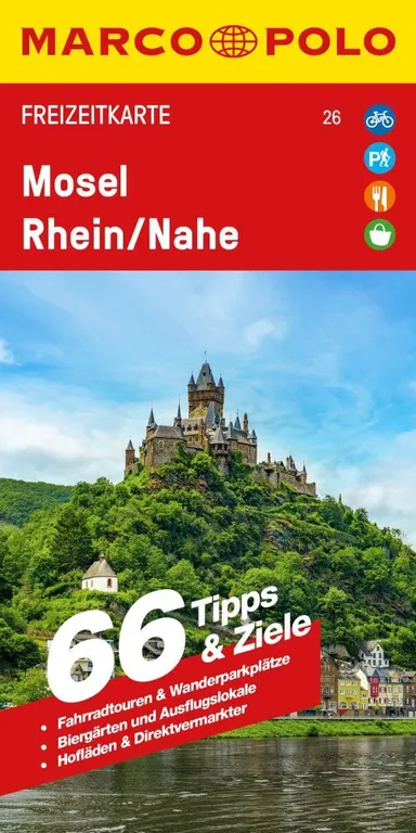 Mosel, Rhein, Nahe, Marco Polo Freizeitkarte 26