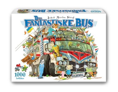 Den fantastiske bus 1000 brikker