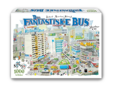 Puslespil Den Fantastiske Bus Ahnstarr City 1000 brikker