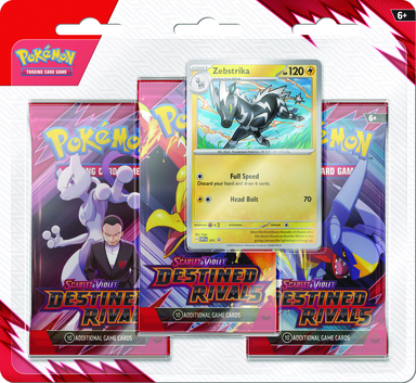 Pokemon SV10 Destined Rivals 3 Pack Blister Asst.