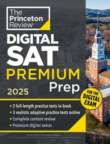 Princeton Review Digital Sat Premium Prep, 2025 5 Full-Lengt