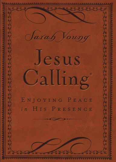 Jesus Calling, Small Brown Leathersoft, With Scripture Refer
