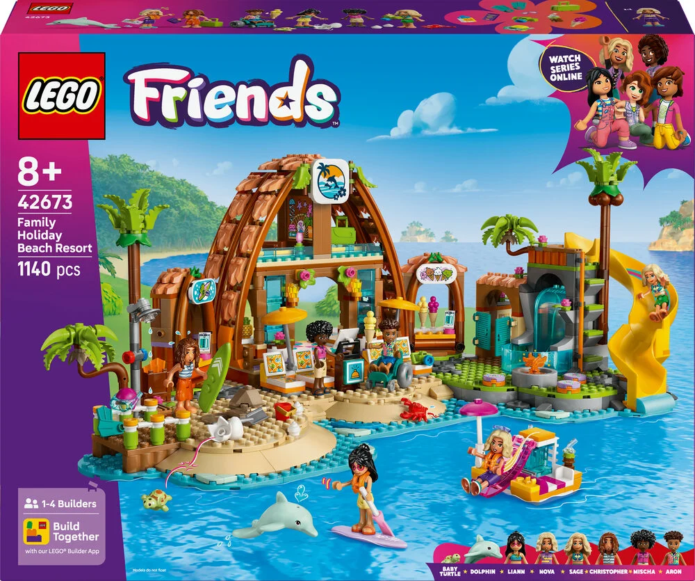 LEGO Friends 42673 Familieferie på strandresort - Multifarvet