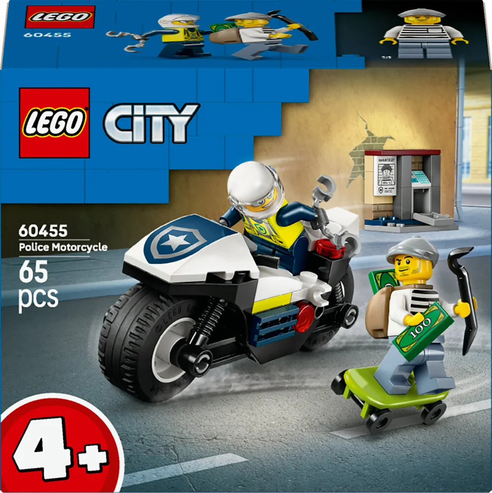 60455 LEGO City Politimotorcykel på forbryderjagt billede