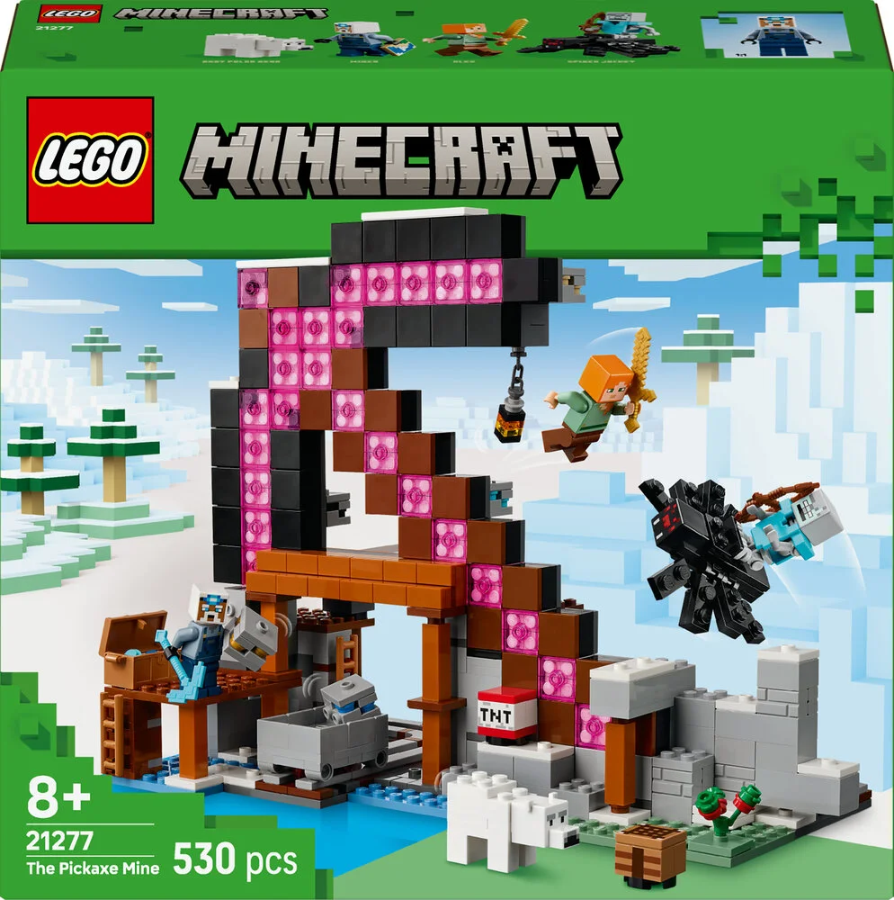 LEGO Minecraft 21277 Hakke-minen - 530 dele