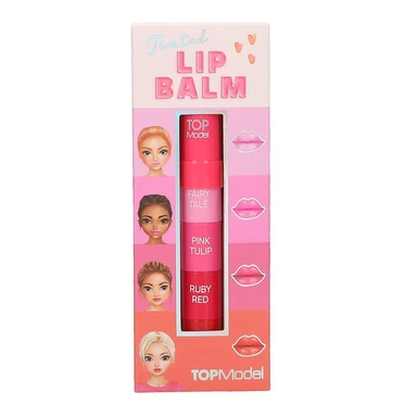 TOPModel Læbebalsam m/4 farver BEAUTY and ME
