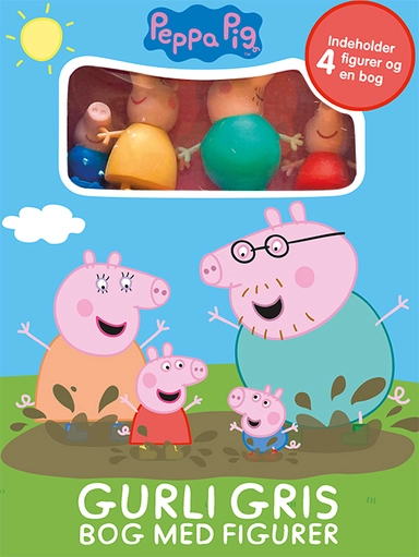 D1 - Peppa Pig - Gurli Gris - Bog med figurer