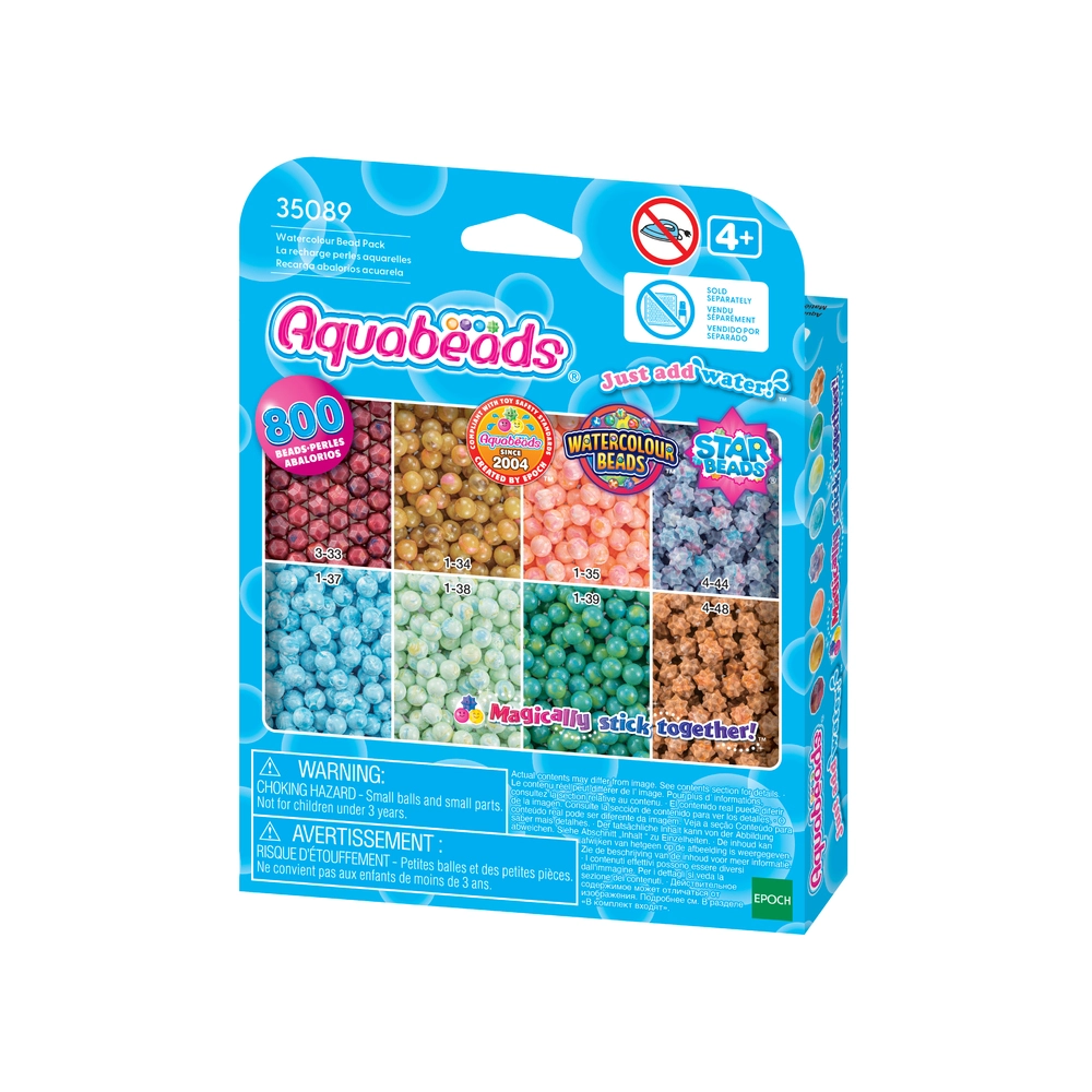 AQUABEADS Pakke med vandfarve perler billede