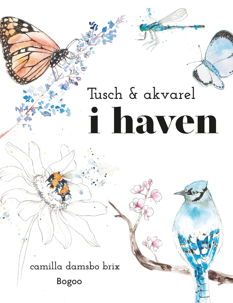 Tusch & akvarel i haven