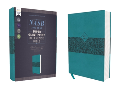 Nasb, Super Giant Print Reference Bible, Leathersoft, Teal,
