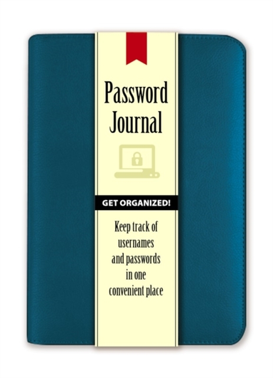 Password Journal: Caribbean Blue