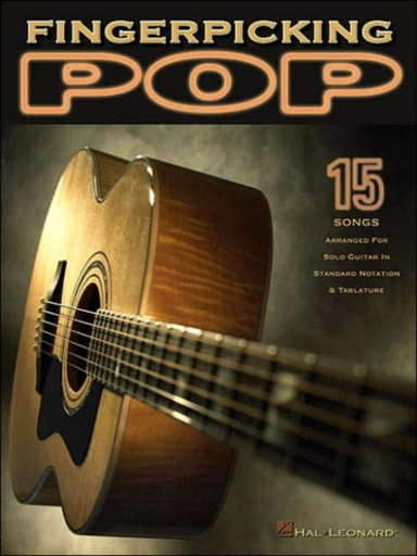 Fingerpicking Pop Songs Arranged for Solo Guitar in Stand