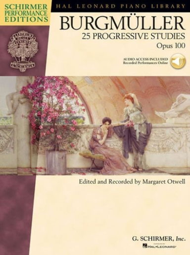 Burgmuller - 25 Progressive Studies, Opus 100 Schirmer Perfo