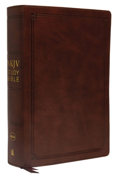 Nkjv Study Bible, Leathersoft, Brown, Comfort Print the Comp