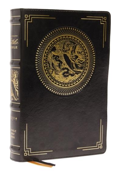 Nrsvce, Illustrated Catholic Bible, Leathersoft, Black, Comf