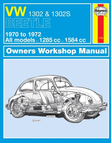 Vw 1302 & 1302s 70 - 72 Haynes Repair Manual