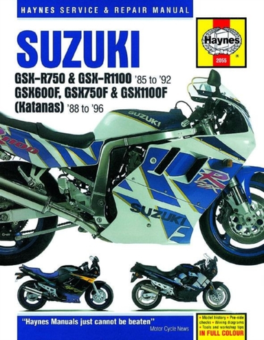 Suzuki Gsx-r750 & Gsx-r1100, Gsx600f, Gsx750f & Gsx1100f Kat