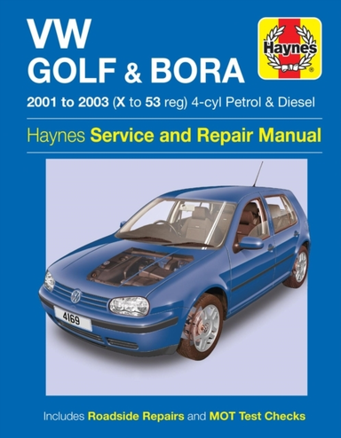 Vw Golf & Bora 4-cyl Petrol & Diesel 01 - 03 Haynes Repair M