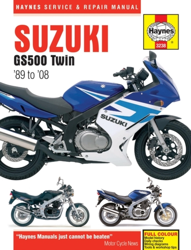 Suzuki Gs500 Twin 89 - 08 Haynes Repair Manual