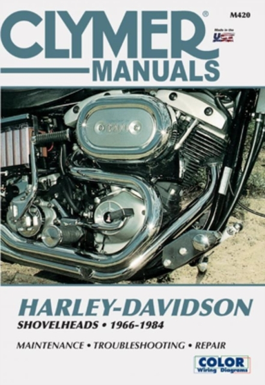 Harley-davidson Shovelhead Motorcycle 1966-1984 Clymer Repai