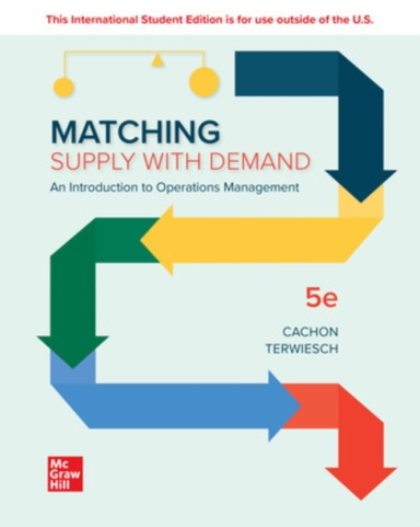 Matching Supply With Demand: an Introduction to Operations M