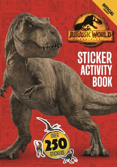 Official Jurassic World Dominion Sticker Activity Book Over