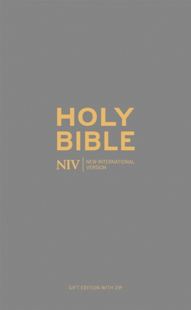 Niv Pocket Charcoal Soft-tone Bible With Zip