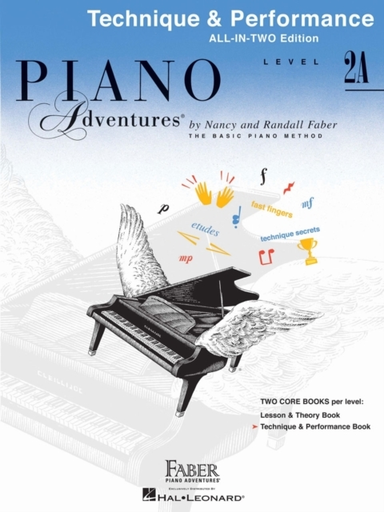 Piano Adventures All-in-two Level 2a Tech. & Perf.technique
