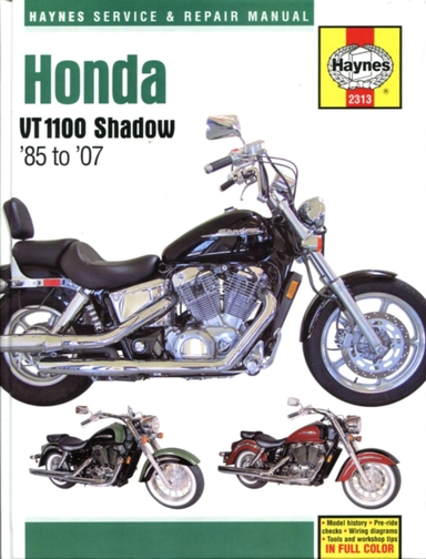 Honda Vt1100 Shadow (85-07) Haynes Repair Manual