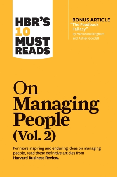 Hbr's 10 Must Reads on Managing People Vol. 2 (with Bonus a