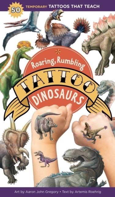 Roaring Rumbling Tattoo Dinosaurs Temporary Tattoos That