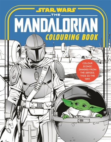Star Wars the Mandalorian Colouring Bookfeaturing Grogu Di