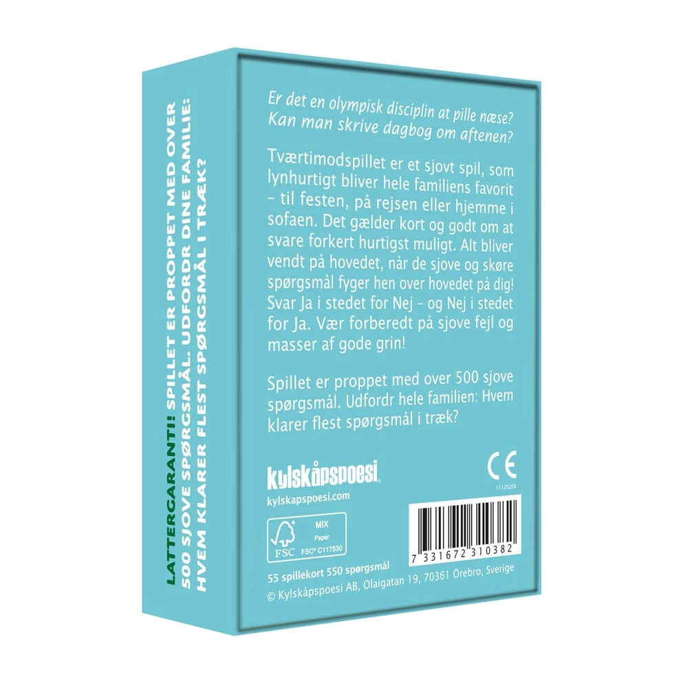 Tværtimod spillet: Familiens favorit!