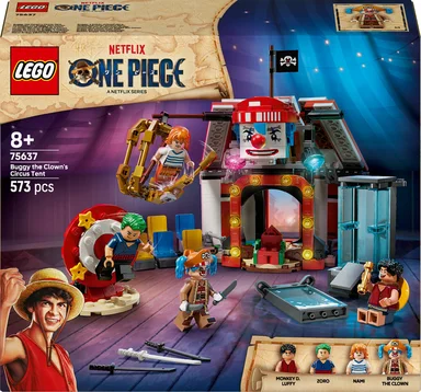 75637 LEGO ONE PIECE Klovnen Buggys cirkustelt
