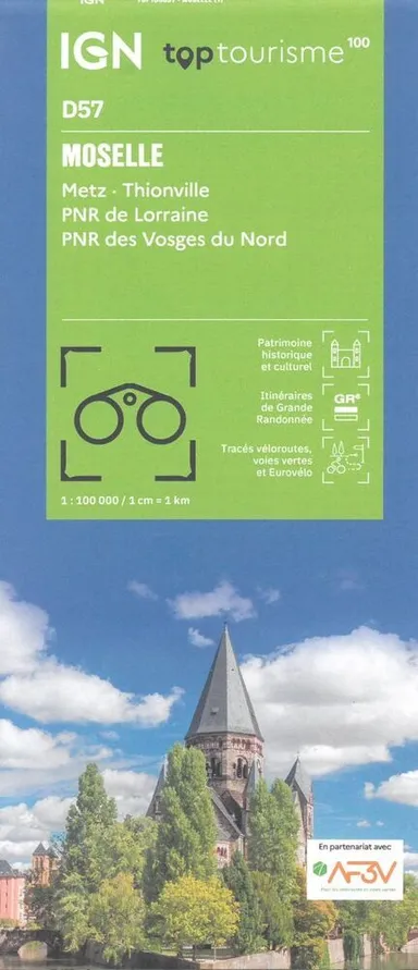 TOP100: D57: Moselle - Metz - Thionville PNR de Lorraine PNR des Vosges du Nord