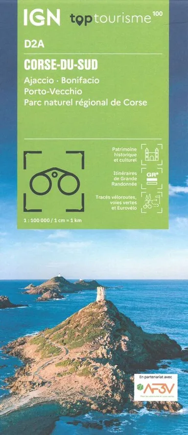 TOP100: D2A: Corse du Sud - Ajaccio Bonifacio Porto-Vecchio Parc naturel regional de Corse