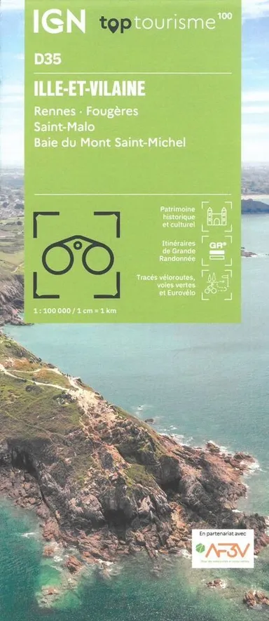 TOP100: D35: Ille-et-Vilaine - Rennes - Fougeres -Saint-Malo Baie du Mont Saint-Michel