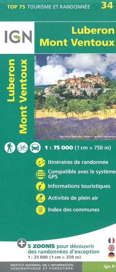 TOP75: 75034 Luberon - Mont-Ventoux