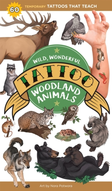 Wild Wonderful Tattoo Woodland Animals60 Temporary Tattoos