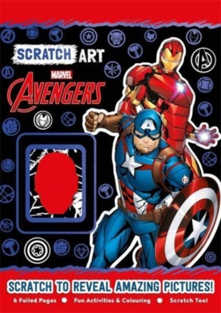 Marvel Avengers Scratch Art