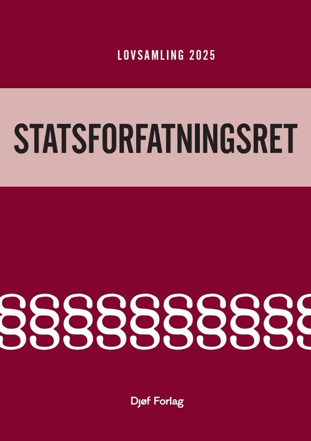 Lovsamling - Statsforfatningsret