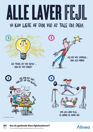 Plakat: Alle laver fejl