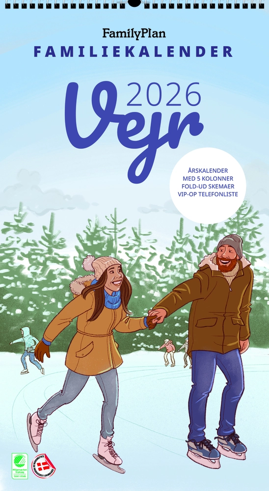 Familyplan Familiekalender 5 Pers 2026