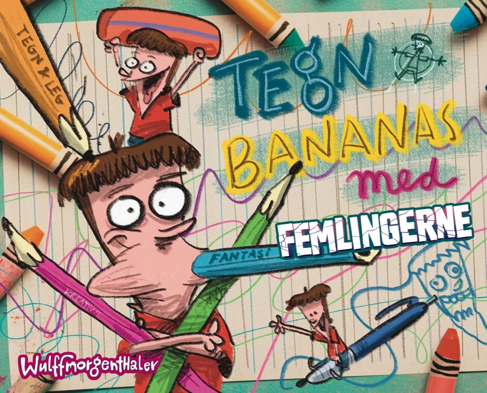 Tegn Bananas Med Femlingerne